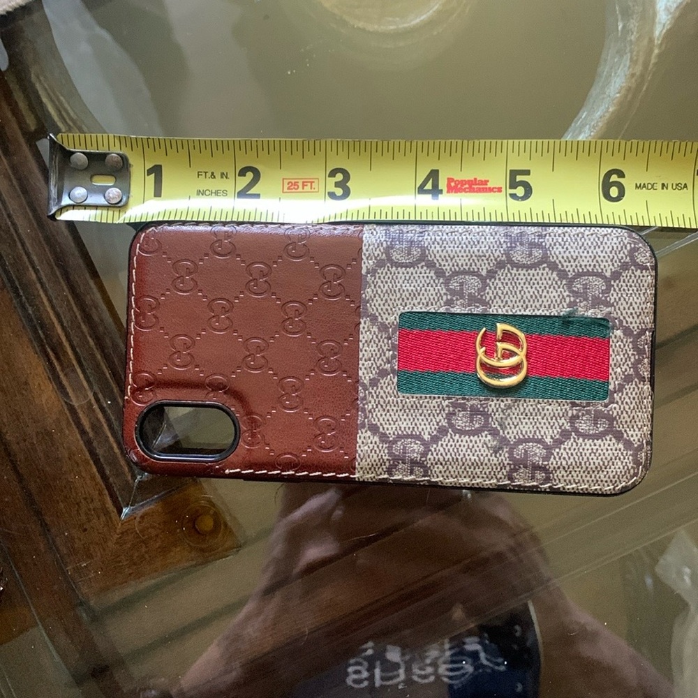 GG Collection Brown and Tan Phone Case with Luxurious Design it did not fit mine